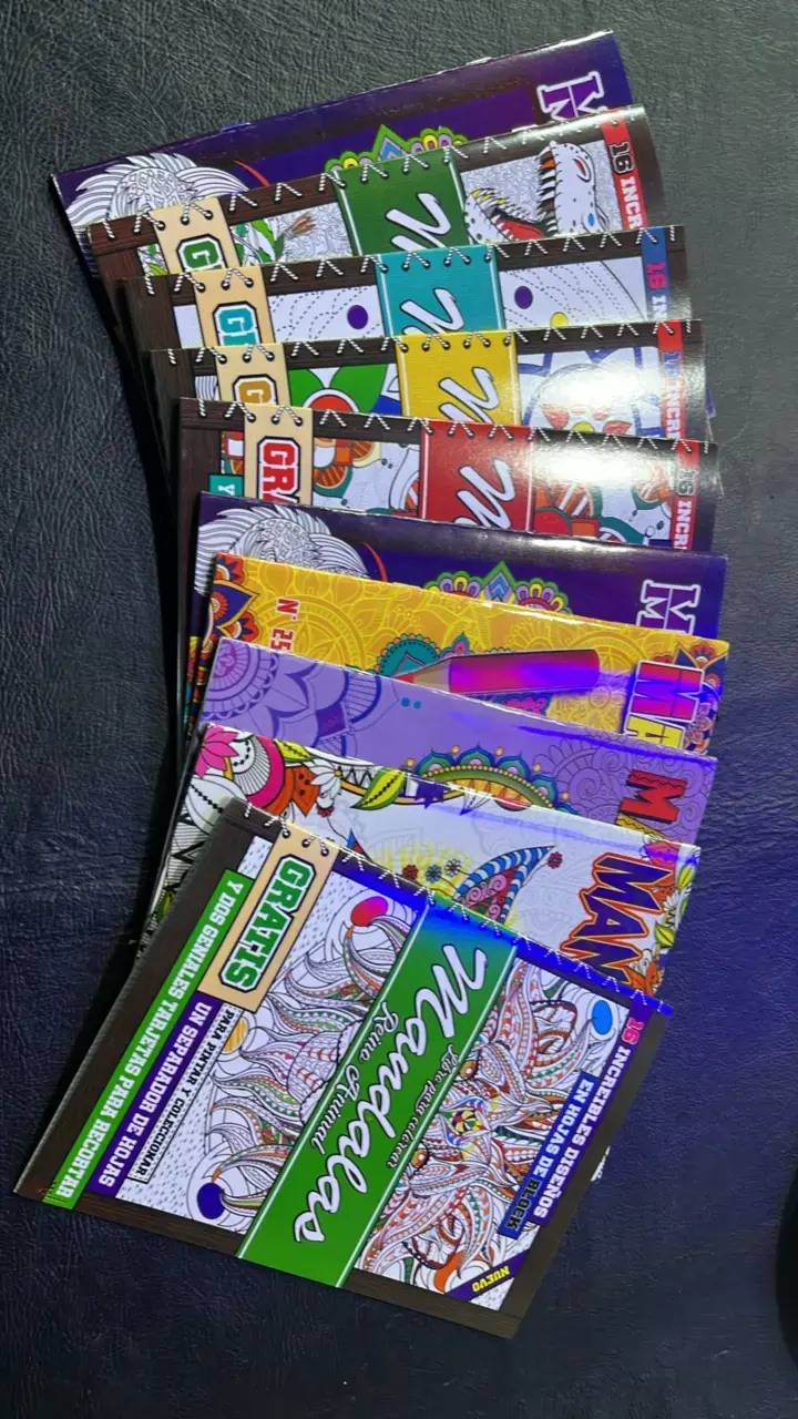 Set de libros para colorear mandalas - 1