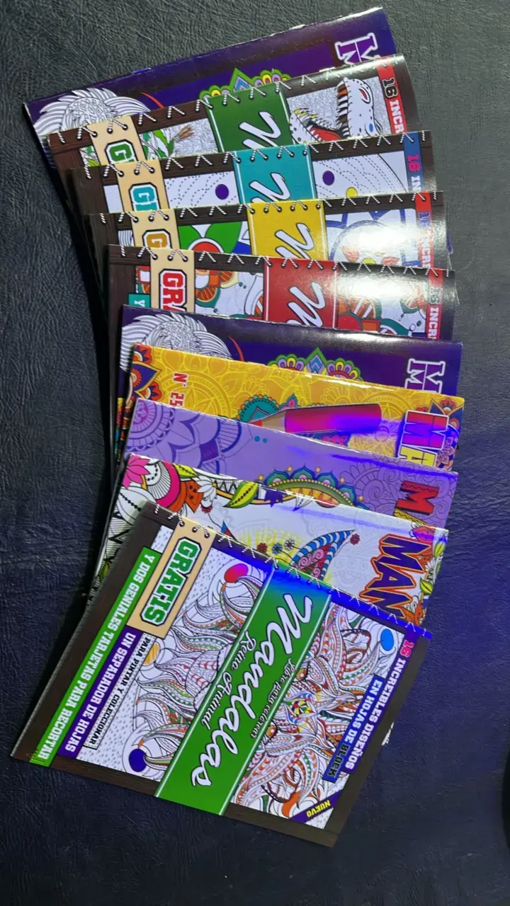 Set de libros para colorear mandalas - 2