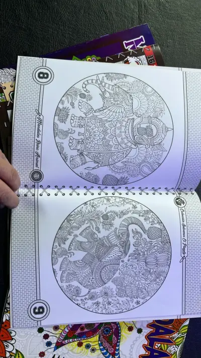 Set de libros para colorear mandalas - miniatura 3