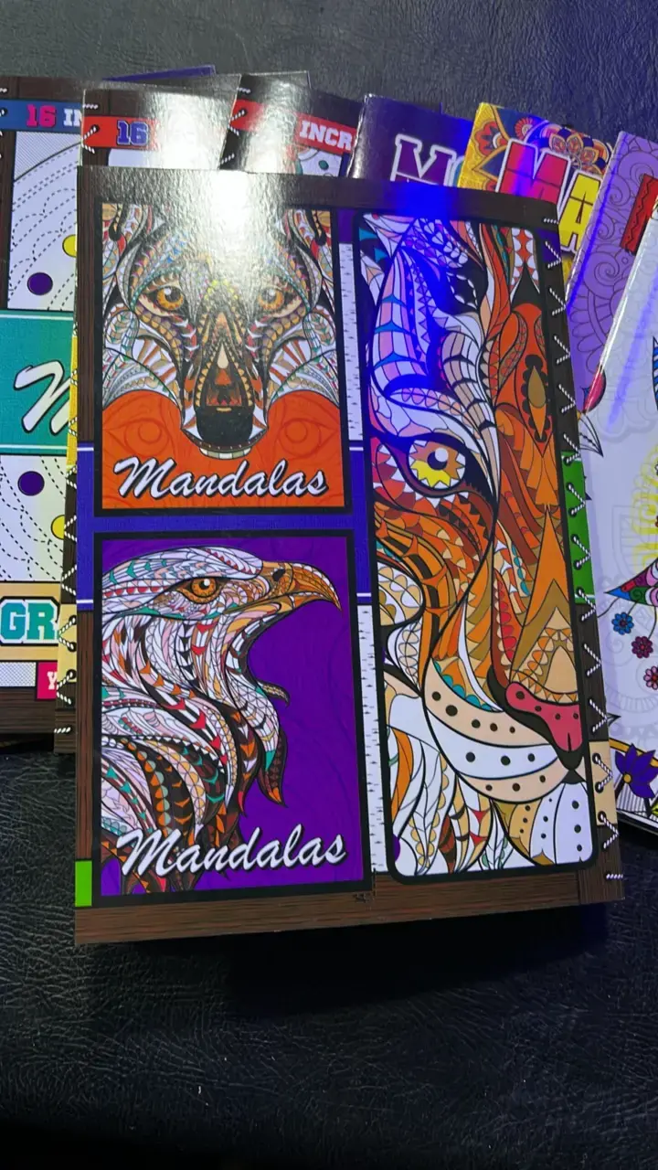 Set de libros para colorear mandalas - 4