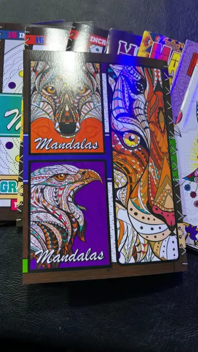 Set de libros para colorear mandalas - miniatura 4