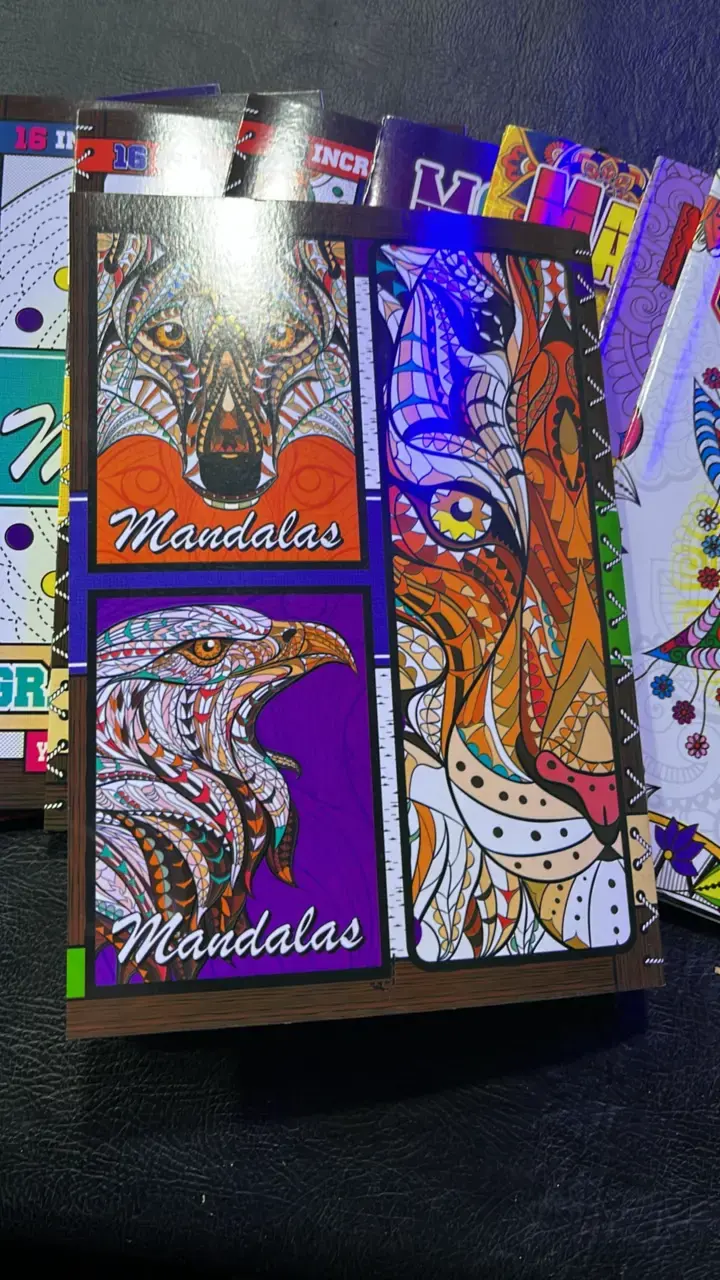 Set de libros para colorear mandalas - 5