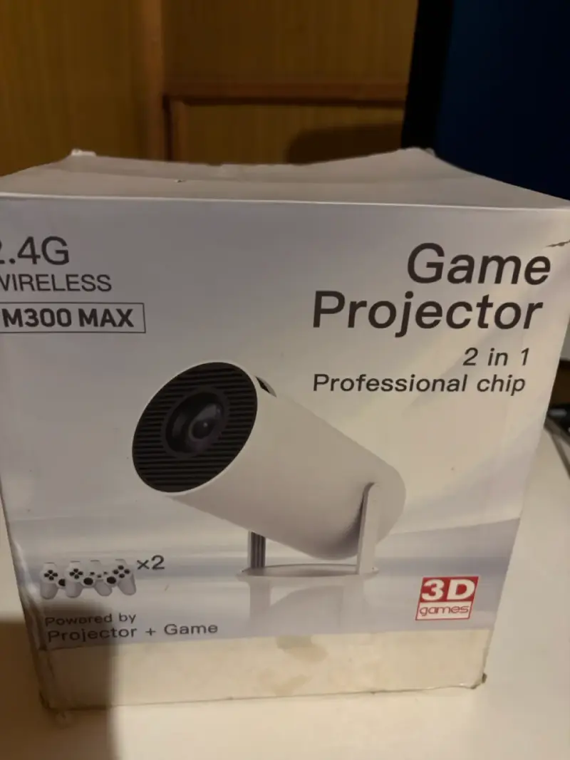 Proyector de juegos M300 MAX 2.4G inalámbrico - 1