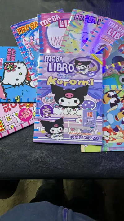 Set 10  libros para colorear y jugar - miniatura 3