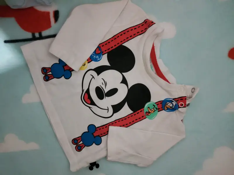 Conjunto bebé Mickey Mouse verde claro - 2