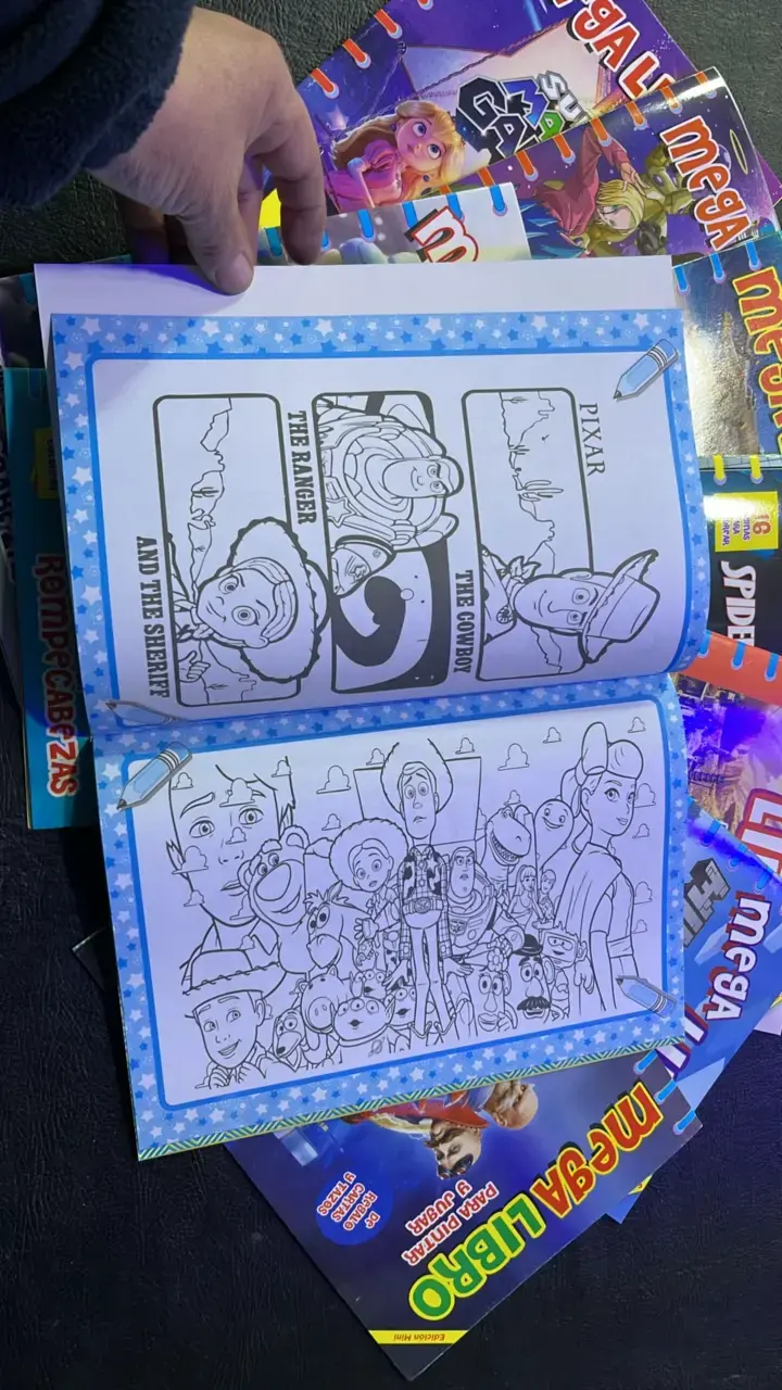 Set de 10 libros para colorear infantiles - 4