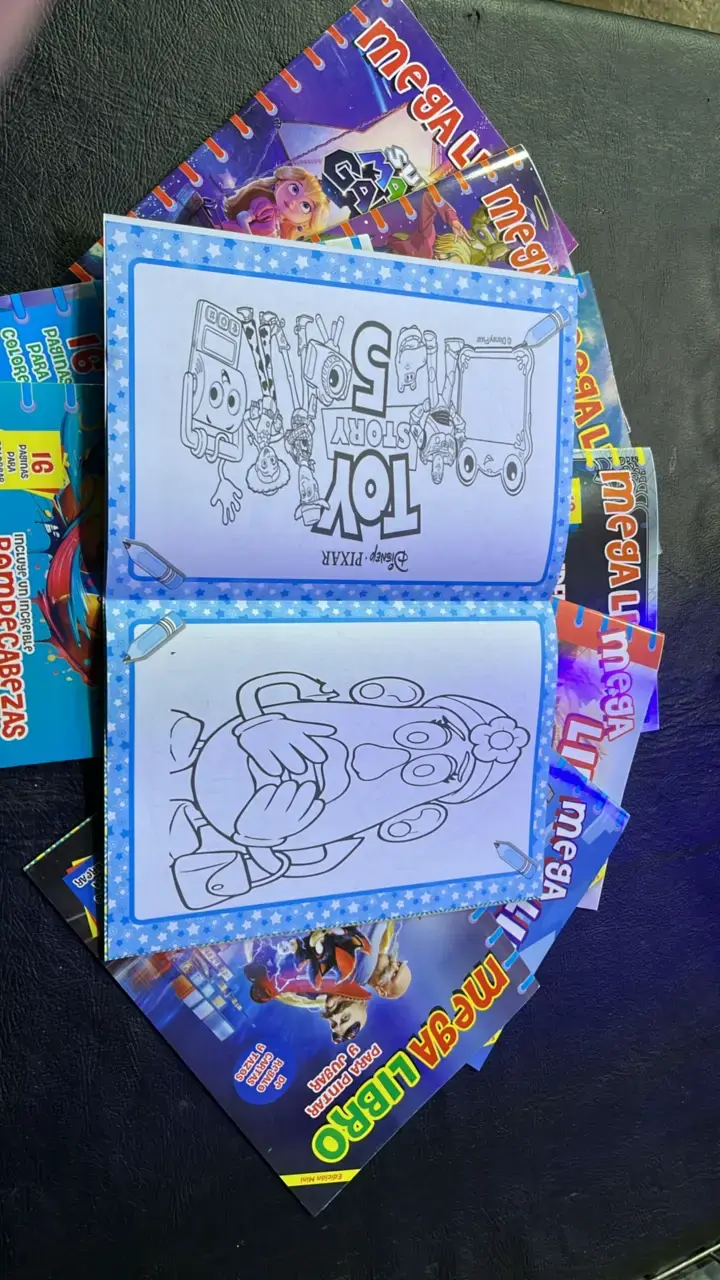 Set de 10 libros para colorear infantiles - 5