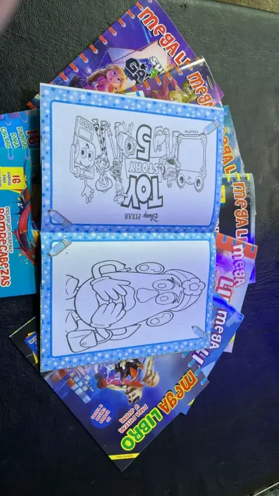 Set de 10 libros para colorear infantiles - miniatura 5
