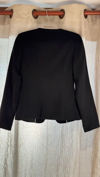 Blazer negro elegante Studio F para mujer - miniatura 2