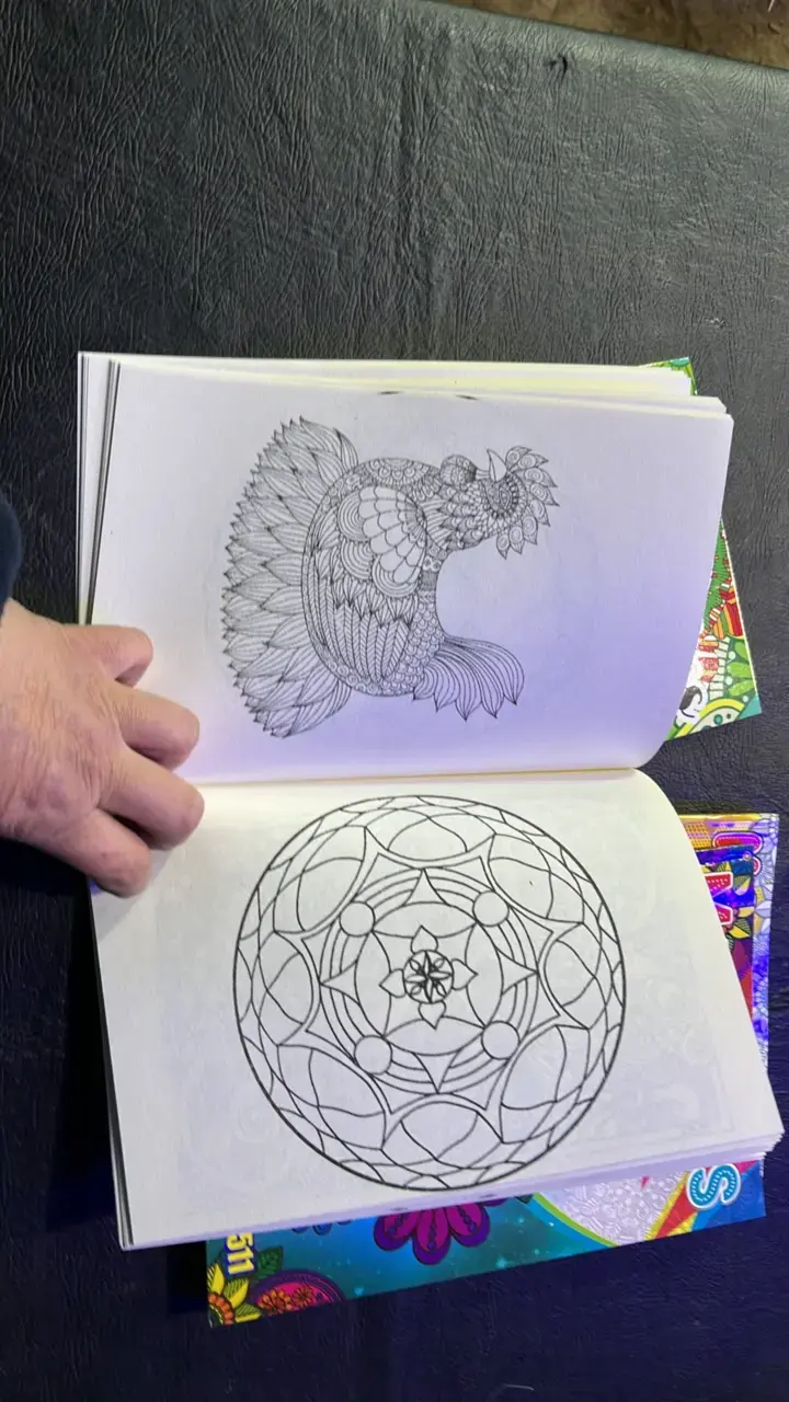 Set de 5  libros para colorear mandalas - 6