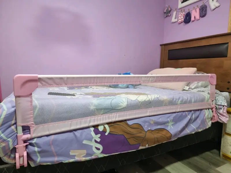 Baranda de cama infantil Bebejo rosa