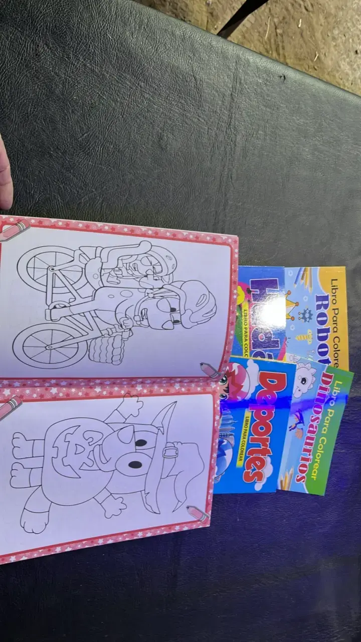 Set de 5 libros para colorear infantiles - 2