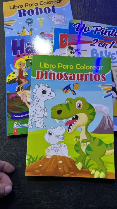 Set de 5 libros para colorear infantiles - miniatura 3