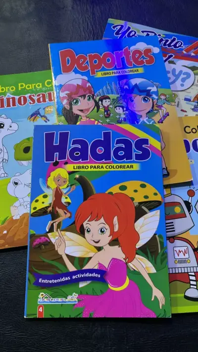 Set de 5 libros para colorear infantiles - miniatura 6