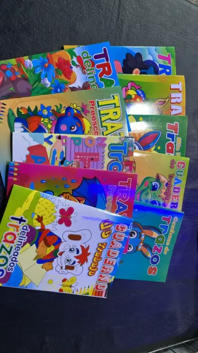 Set de cuadernos de trazos infantiles - miniatura 1