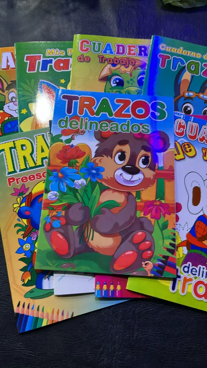 Set de cuadernos de trazos infantiles - 2