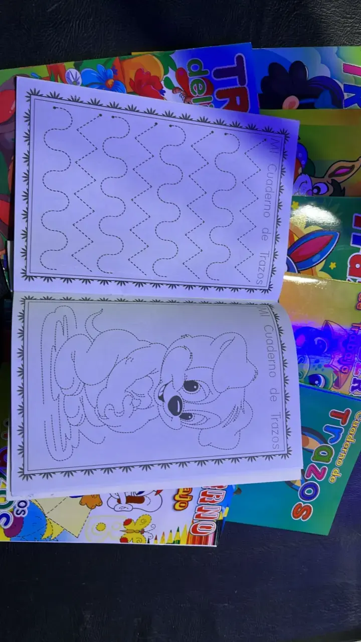 Set de cuadernos de trazos infantiles - 3