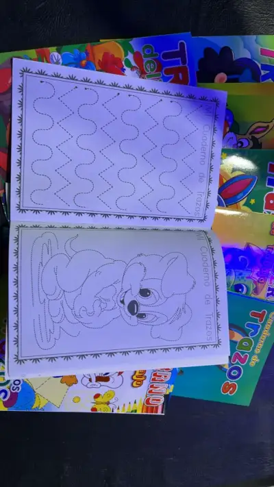 Set de cuadernos de trazos infantiles - miniatura 3