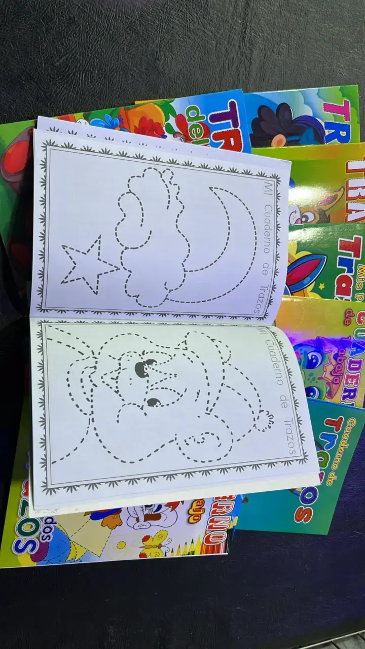 Set de cuadernos de trazos infantiles - 5