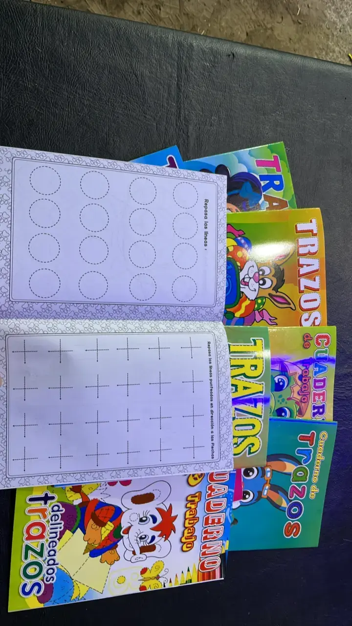 Set de cuadernos de trazos infantiles - 6