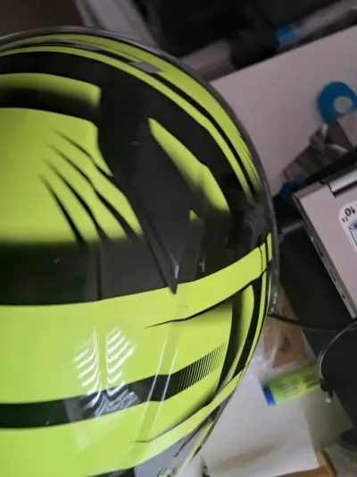 Casco Moto LS2 XL Amarillo Flúor | Excelente E - miniatura 4