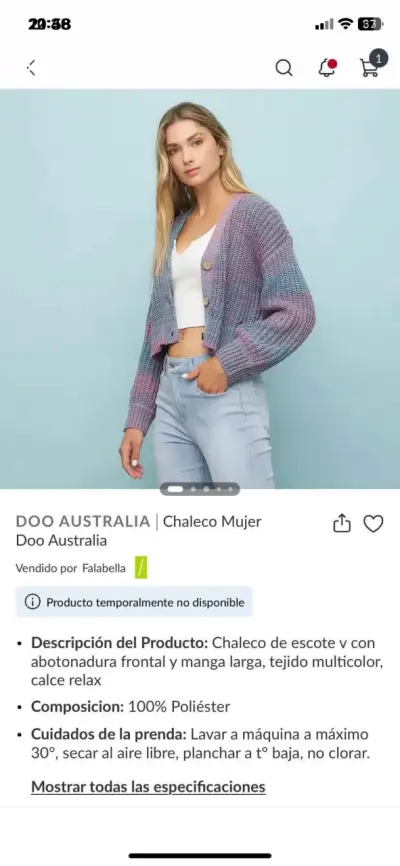 Cardigan Doo Australia S - miniatura 2