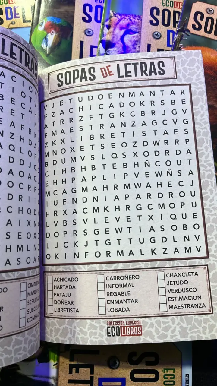 Colección de libros de sopas de letras Eco Libros - 5