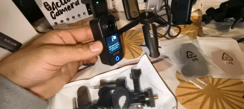 Cámara de acción SJCAM c400 + kit completo accesor - 2