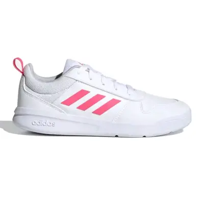 Zapatillas Adidas blancas con detalles rosados - miniatura 1