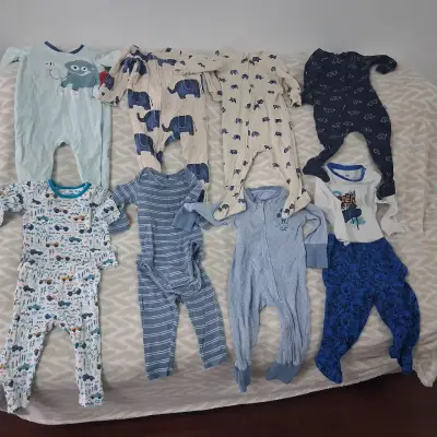 Lote de pijamas para bebé en algodón - miniatura 2