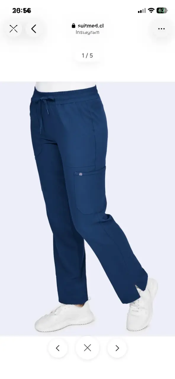 Pantalon clínico azul marino talla S - 1