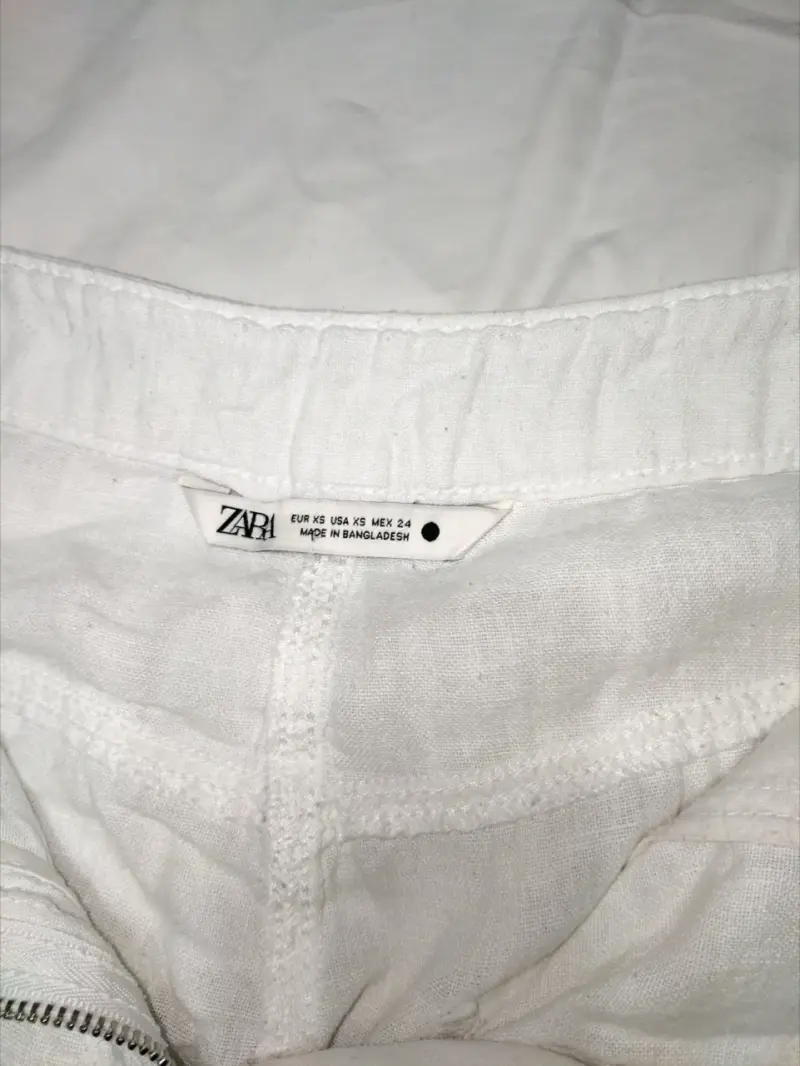 Pantalon blanco Zara talla XS - 1