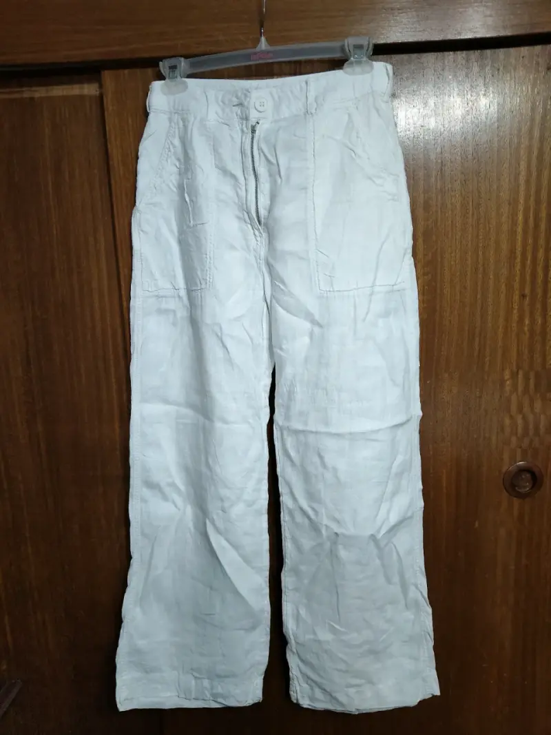 Pantalon blanco Zara talla XS - 2
