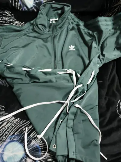 Chaqueta deportiva verde talla grande 3xl nueva - miniatura 4