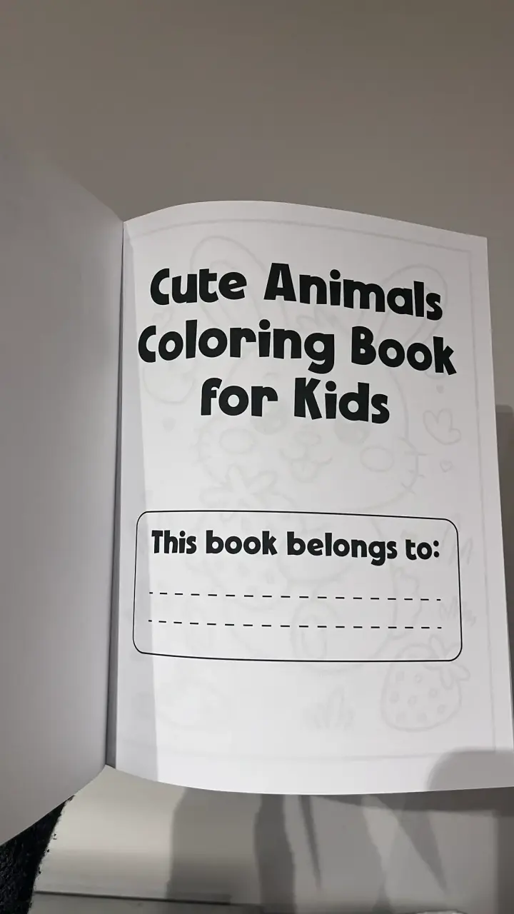 Libro para colorear de animales lindos para niños - 2