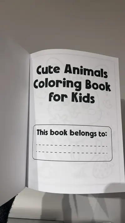 Libro para colorear de animales lindos para niños - miniatura 2