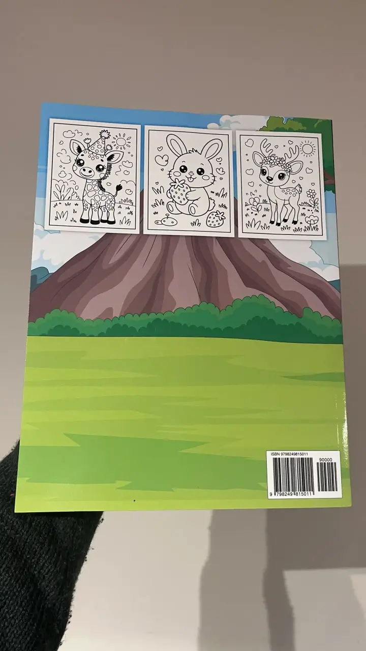 Libro para colorear de animales lindos para niños - 4