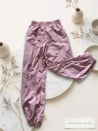 Pantalones jogger rosados de mujer - miniatura 2