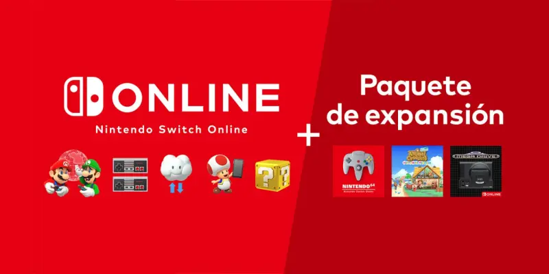 Nintendo Switch Online con paquete de expansión