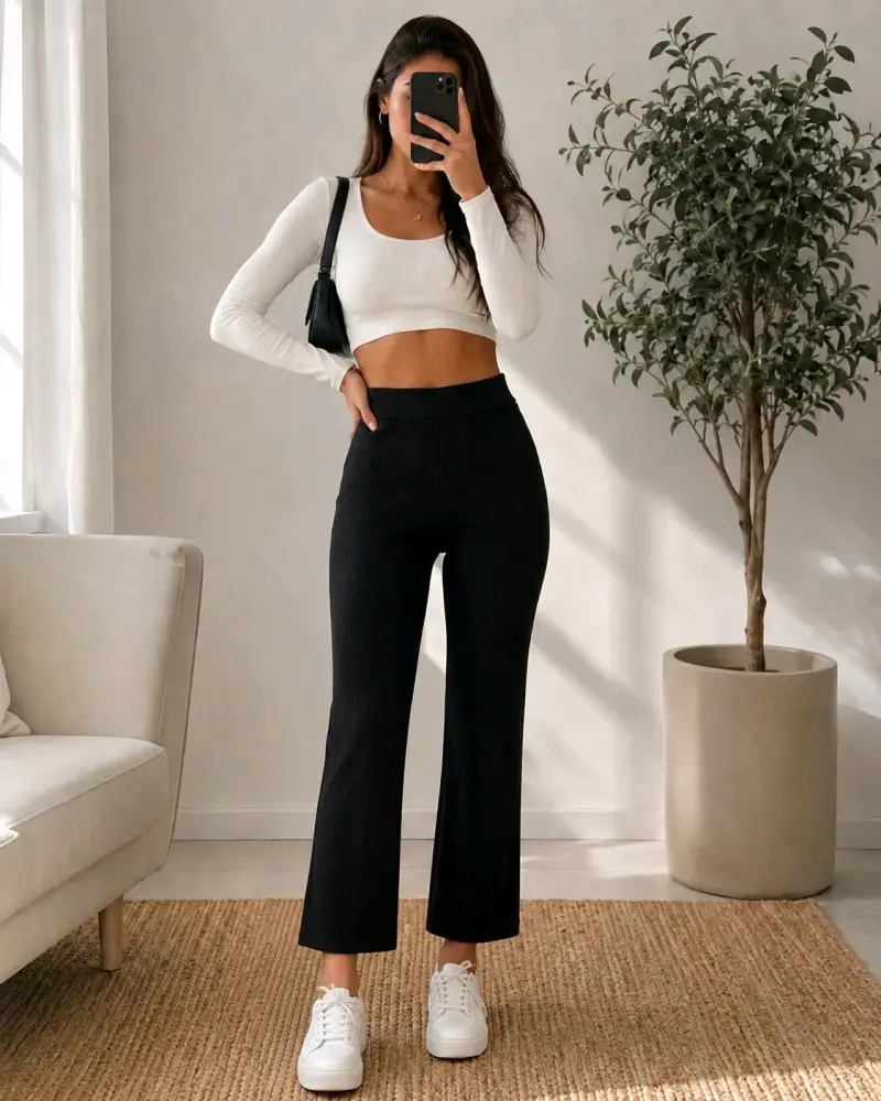 pantalones flare - 1
