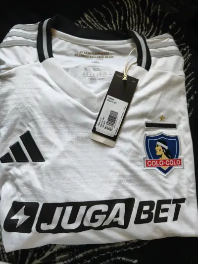 Camiseta Adidas Colo-Colo 2023 blanca - miniatura 1