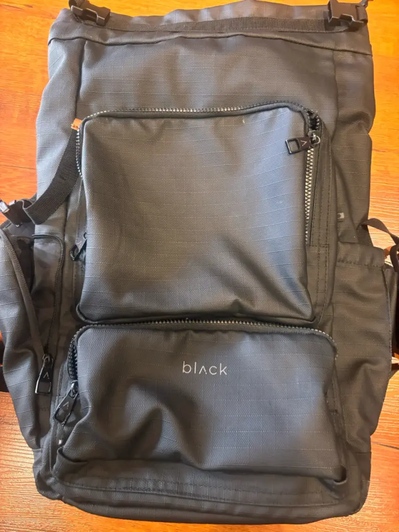Mochila negra con bolsillos bubba black - 4