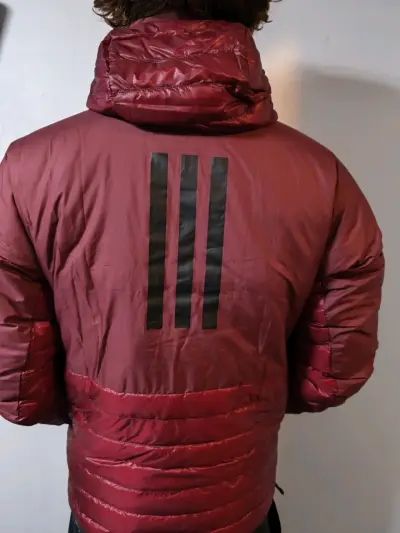 Chaqueta de pluma de pato abrigada Adidas talla S - miniatura 2