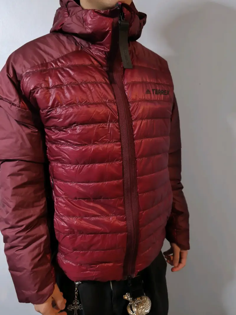 Chaqueta de pluma de pato abrigada Adidas talla S - 3