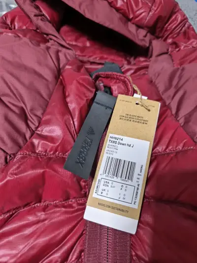 Chaqueta de pluma de pato abrigada Adidas talla S - miniatura 5