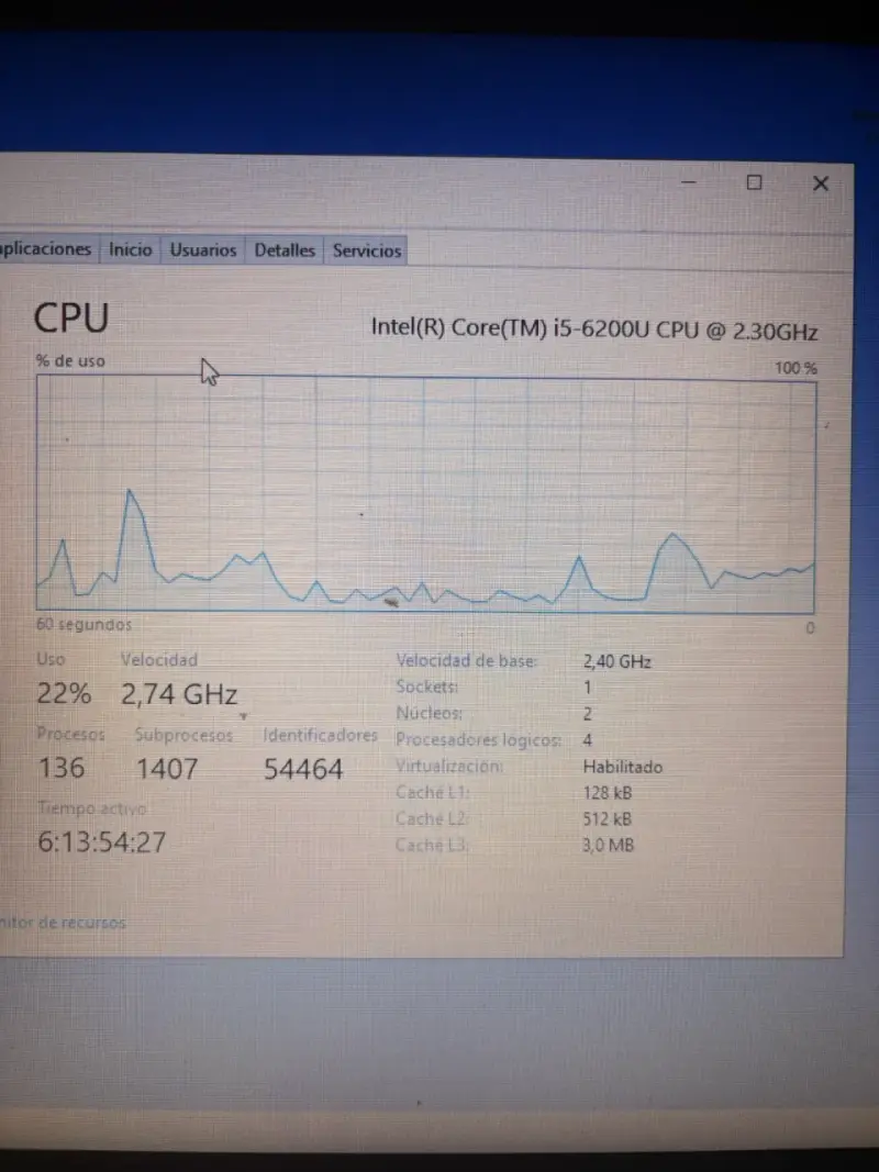 Laptop Acer aspire vn7 - 6
