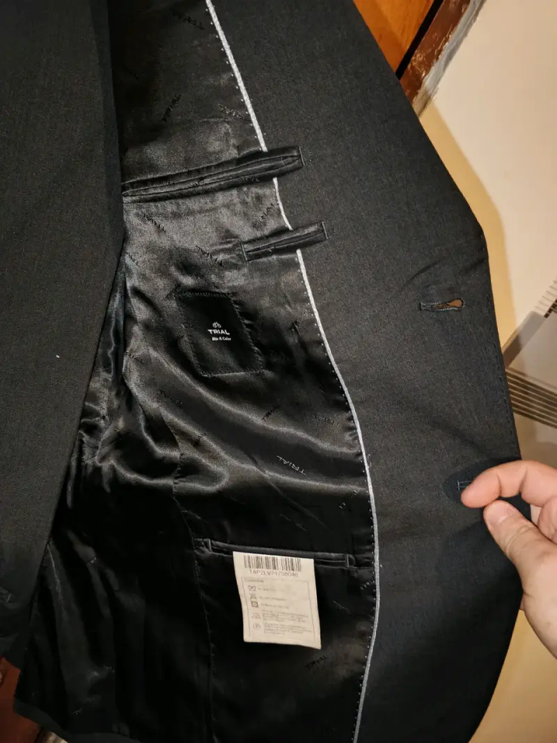 Conjunto negro elegante Trial para hombre - 1
