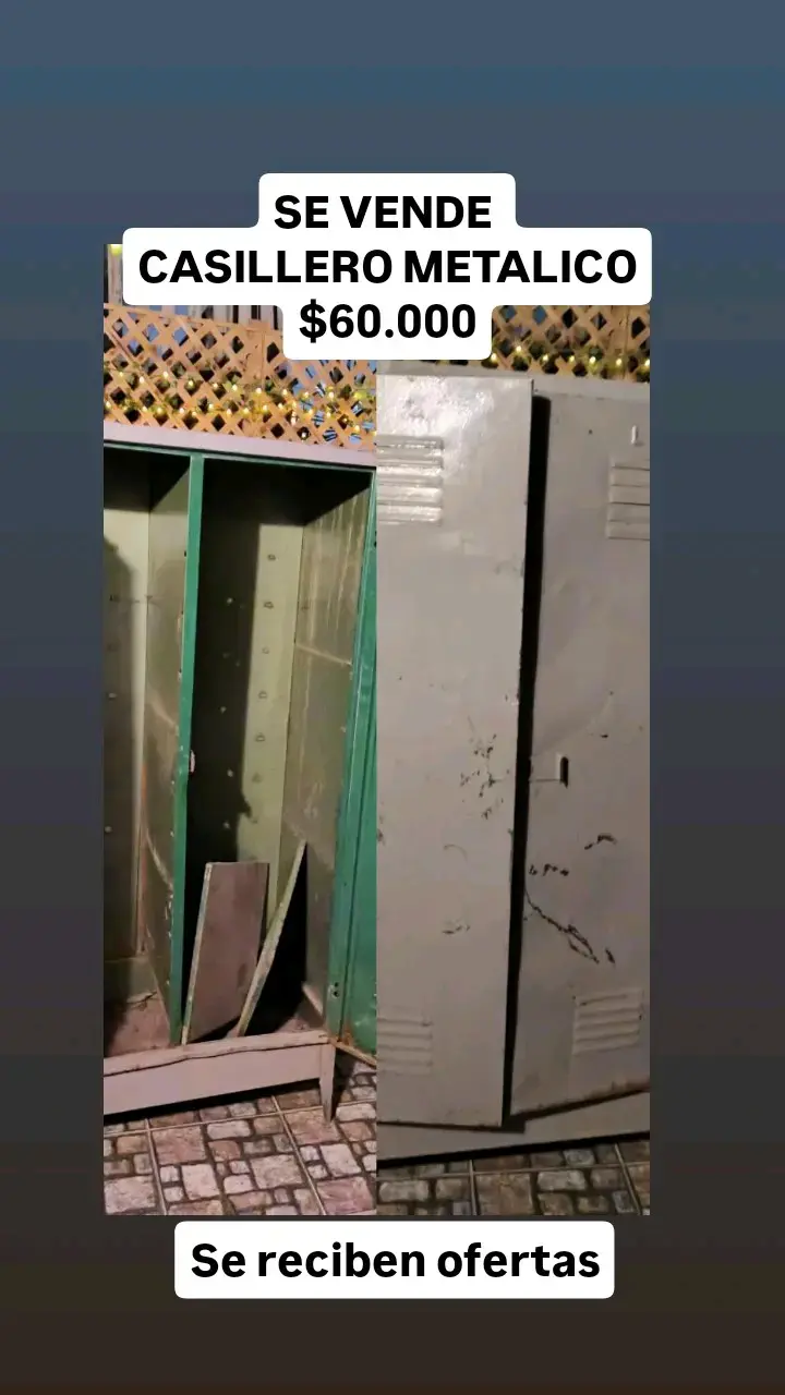 Casillero metálico usado en buen estado