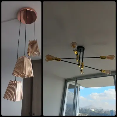 Lámpara de techo moderna con diseño industrial - miniatura 2