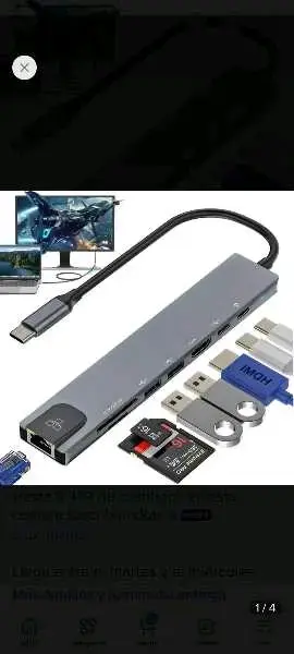 Hub USB-C multifuncional con múltiples puertos - 2